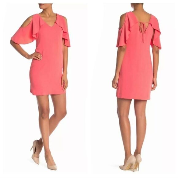 Trina Turk Kaidence Cold Shoulder Dress - Picture 1 of 6